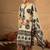 Women Abstract Printed Cotton Kurta with Trousers & Dupatta