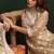 Ethnic Motifs Woven Design Straight Kurta With Trousers & Dupatta