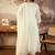 Women Solid Cotton A-Line Kurta with Trousers & Dupatta