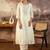 Women Solid Cotton A-Line Kurta with Trousers & Dupatta