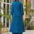 Animal Embroidered Regular Thread Work Pure Cotton Kurta With Palazzos