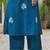 Animal Embroidered Regular Thread Work Pure Cotton Kurta With Palazzos