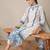 Floral Printed Pure Cotton Straight Kurta With Trousers & Dupatta