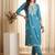 Women Ethnic Motifs Embroidered Regular Thread Work Kurta with Trousers