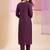 Women Ethnic Motifs Embroidered Regular Sequinned Kurta with Trousers & With Dupatta