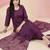 Women Ethnic Motifs Embroidered Regular Sequinned Kurta with Trousers & With Dupatta