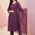 Women Ethnic Motifs Embroidered Regular Sequinned Kurta with Trousers & With Dupatta