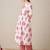 Floral Printed Notch Neck Empire Pure Cotton A-Line Kurta With Trouser