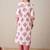 Floral Printed Notch Neck Empire Pure Cotton A-Line Kurta With Trouser