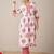 Floral Printed Notch Neck Empire Pure Cotton A-Line Kurta With Trouser