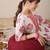 Floral Printed Notch Neck Empire Pure Cotton A-Line Kurta With Trouser