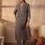 Women Ethnic Motifs Printed Regular Thread Work Pure Cotton Kurta With Trousers