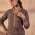 Women Ethnic Motifs Printed Regular Thread Work Pure Cotton Kurta With Trousers