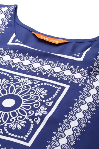 Floral Printed Regular Kurta with Trousers