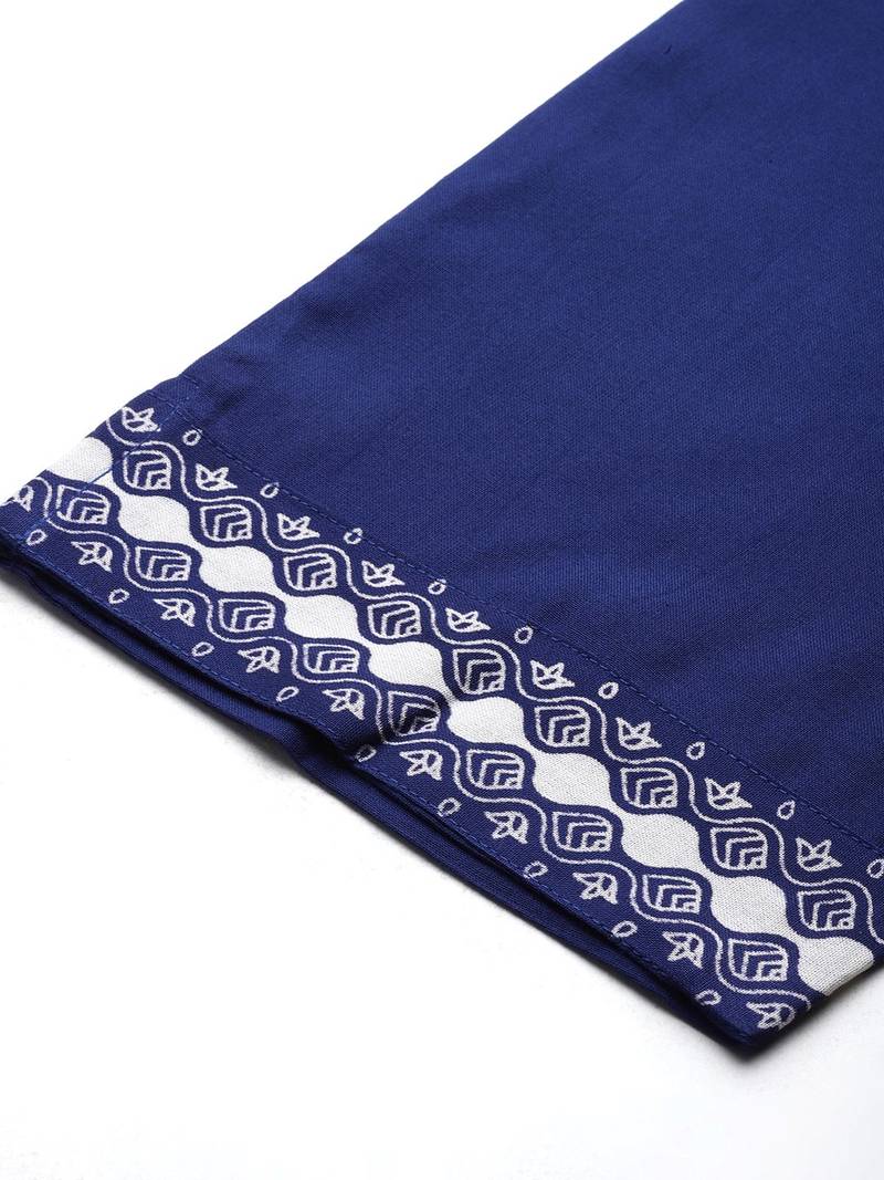 Floral Printed Regular Kurta with Trousers