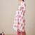 Floral Printed Notch Neck A-Line Pure Cotton Kurta With Trousers