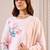 Floral Printed Round Neck Linen Straight Kurta & Trousers With Dupatta