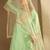 Floral Embroidered Chanderi Silk Straight Kurta With Trousers & Dupatta