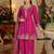 Women Ethnic Motifs Embroidered Regular Thread Work Kurta with Sharara & With Dupatta