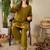 Adults-Women Woven Design Embroidered A-Line Kurta with Palazzos