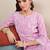 Women Floral Printed Cotton Kurta with Trousers