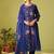 Women Floral Embroidered Thread Work Kurt Trousers & With Dupatta Kurta Sets
