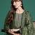 Ethnic Motifs Embroidered Sequinned Kurta with Trousers & Dupatta