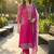 Women Ethnic Motifs Regular Kurta with Trousers & With Dupatta