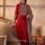 Women Ethnic Motifs Embroidered Beads and Stones Pure Cotton Kurta with Trousers