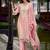 Floral Embroidered Sequinned Straight Kurta with Trouser & Dupatta