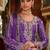 Ethnic Motifs Embroidered Mirror Work Kurta with Palazzos & Dupatta