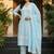 Women Ethnic Motifs Embroidered Regular Chikankari Pure Cotton Kurta with Trousers & With Dupatta