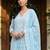 Women Ethnic Motifs Embroidered Regular Chikankari Pure Cotton Kurta with Trousers & With Dupatta