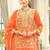 Ethnic Motifs Embroidered Round Neck Thread Work Kurta With Patiala & Dupatta
