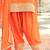 Ethnic Motifs Embroidered Round Neck Thread Work Kurta With Patiala & Dupatta