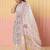 Floral Printed Key Hole Neck Pure Cotton Kurta With Trousers & Dupatta