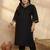 Plus Size Ethnic Motifs Embroidered Regular Thread Work Kurta with Trousers