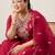 Plus Size Ethnic Motifs Embroidered Regular Kurta with Trousers & With Dupatta