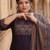 Plus Size Black Printed Straight Kurta Trousers With Dupatta Set