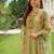 Women Floral Embroidered Regular Thread Work Kurta Trousers With Dupatta