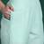 Floral Embroidered Thread Work Linen Kurta with Trousers & With Dupatta