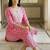 Women Ethnic Motifs Printed Regular Thread Work Kurta with Trousers