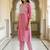 Women Ethnic Motifs Printed Regular Thread Work Kurta with Trousers