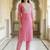 Women Ethnic Motifs Printed Regular Thread Work Kurta with Trousers