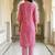 Women Ethnic Motifs Printed Regular Thread Work Kurta with Trousers