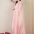Women Floral Printed Linen Kurta with Trousers & Dupatta