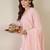 Women Floral Printed Linen Kurta with Trousers & Dupatta