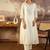 Embroidered Mirror Work Pure Cotton Straight Kurta With Trousers & Dupatta