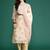 Floral Embroidered Sequinned Linen Kurta with Trousers & With Dupatta
