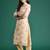 Floral Embroidered Sequinned Linen Kurta with Trousers & With Dupatta